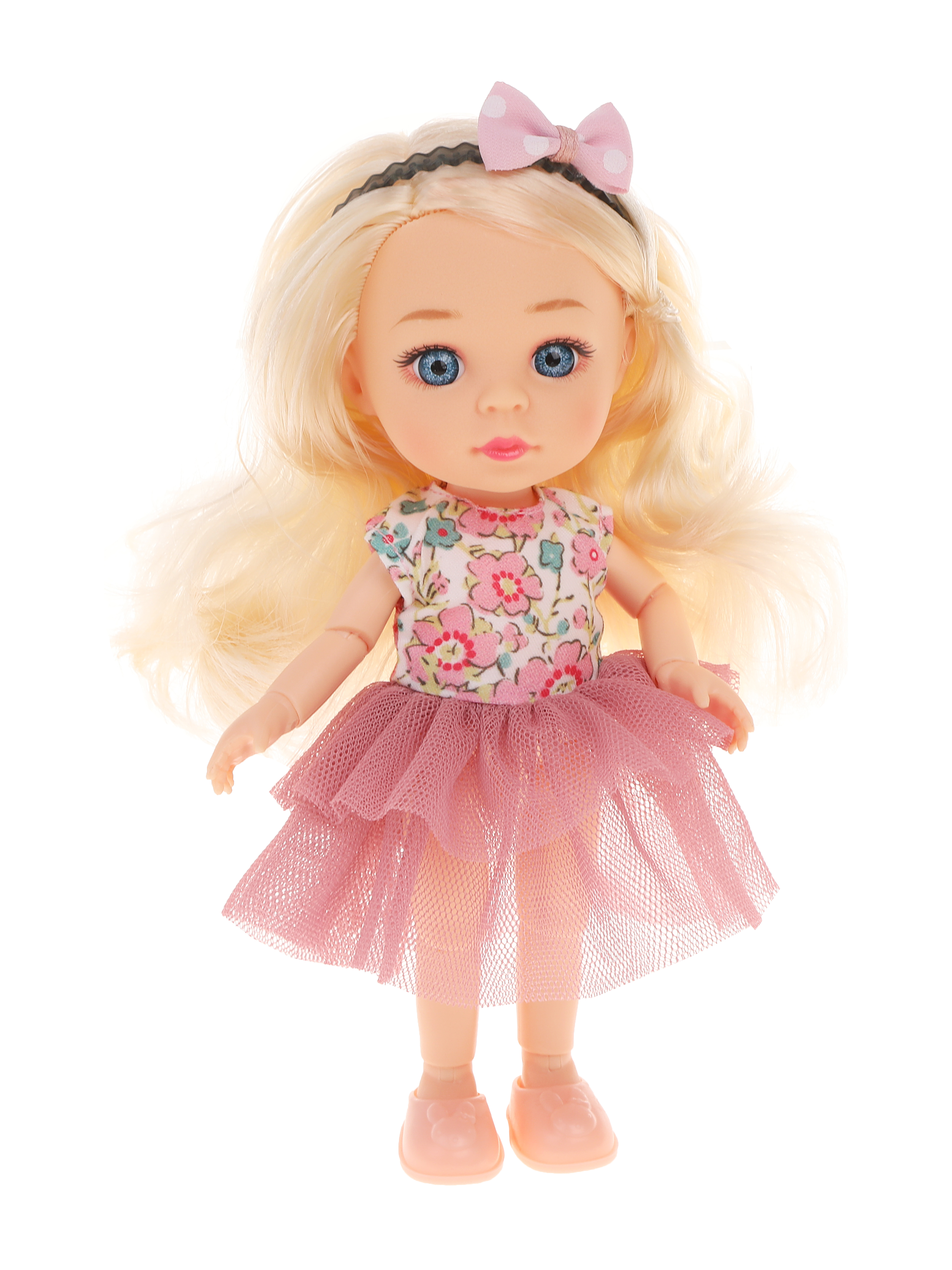 Кукла для девочек Наша Игрушка шарнирная 15 см 803604 - фото 8