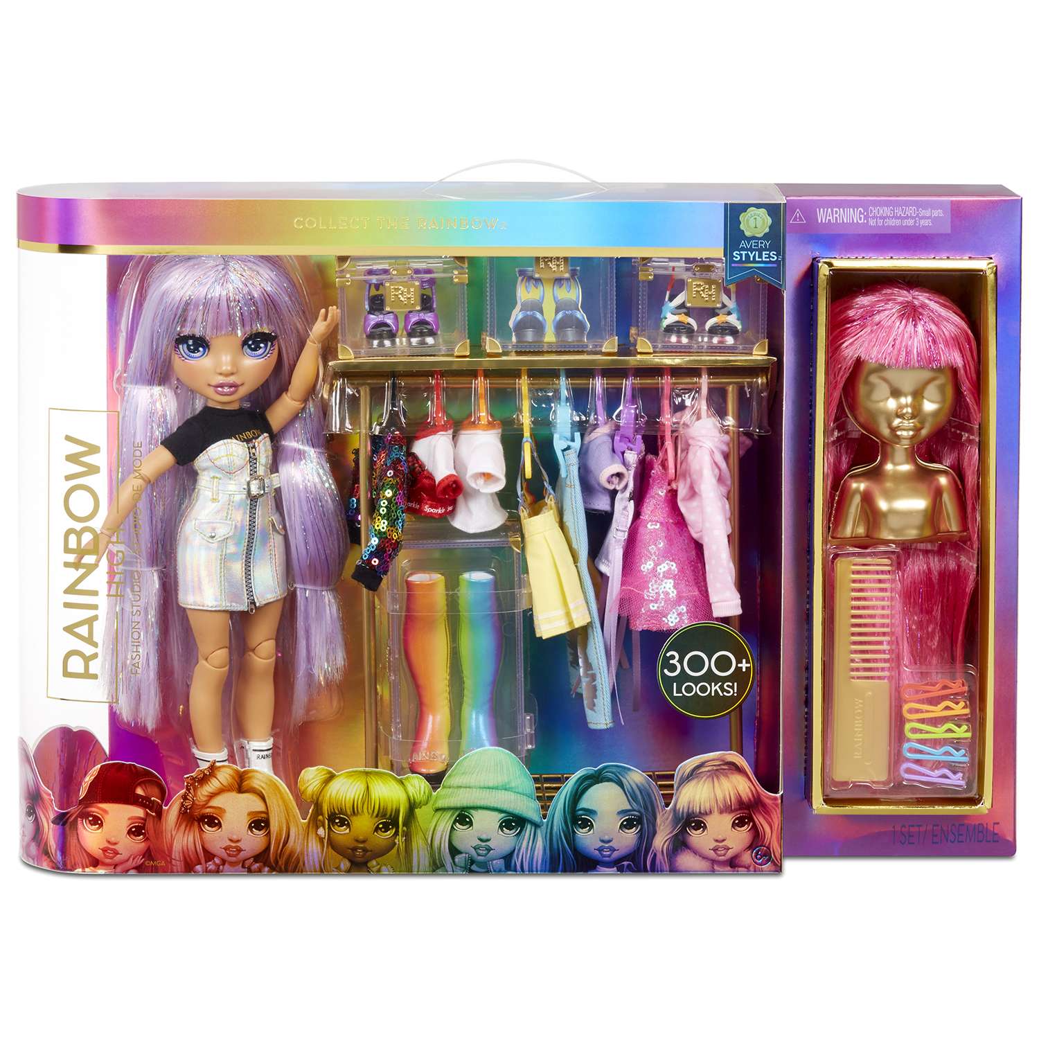 Набор игровой Rainbow High Студия модная радужная с куклой 571049E7C 571049E7C - фото 2