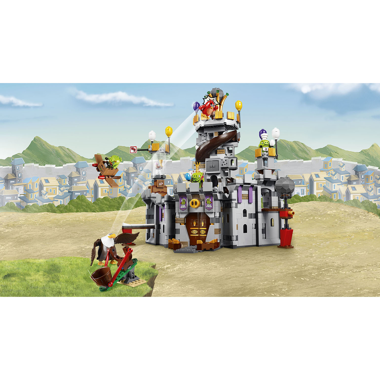 Конструктор LEGO Angry Birds Замок Короля свинок (75826) - фото 4