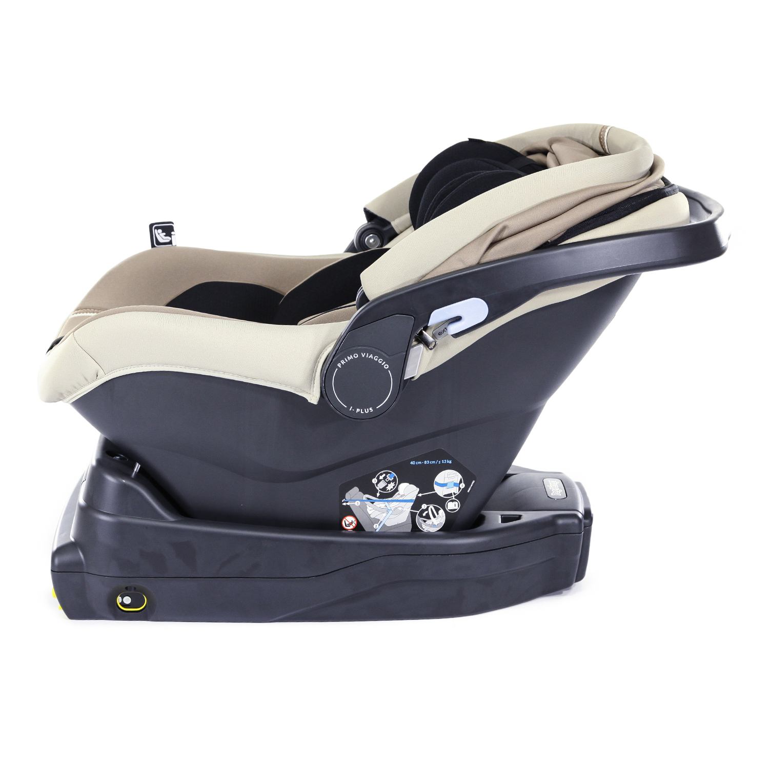 Автокресло Peg-Perego 0+ Primo Viaggio i-Size Classic Beige - фото 7