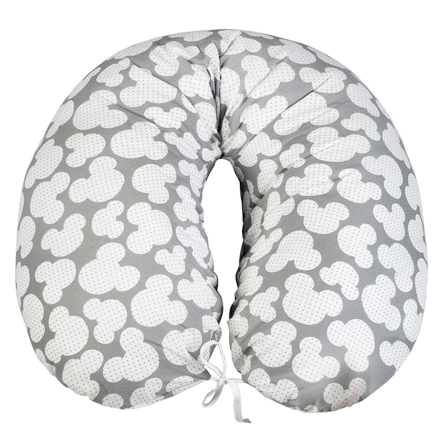 Подушка для беременных AmaroBaby 170х25 см Мышонок вид серый - фото 3