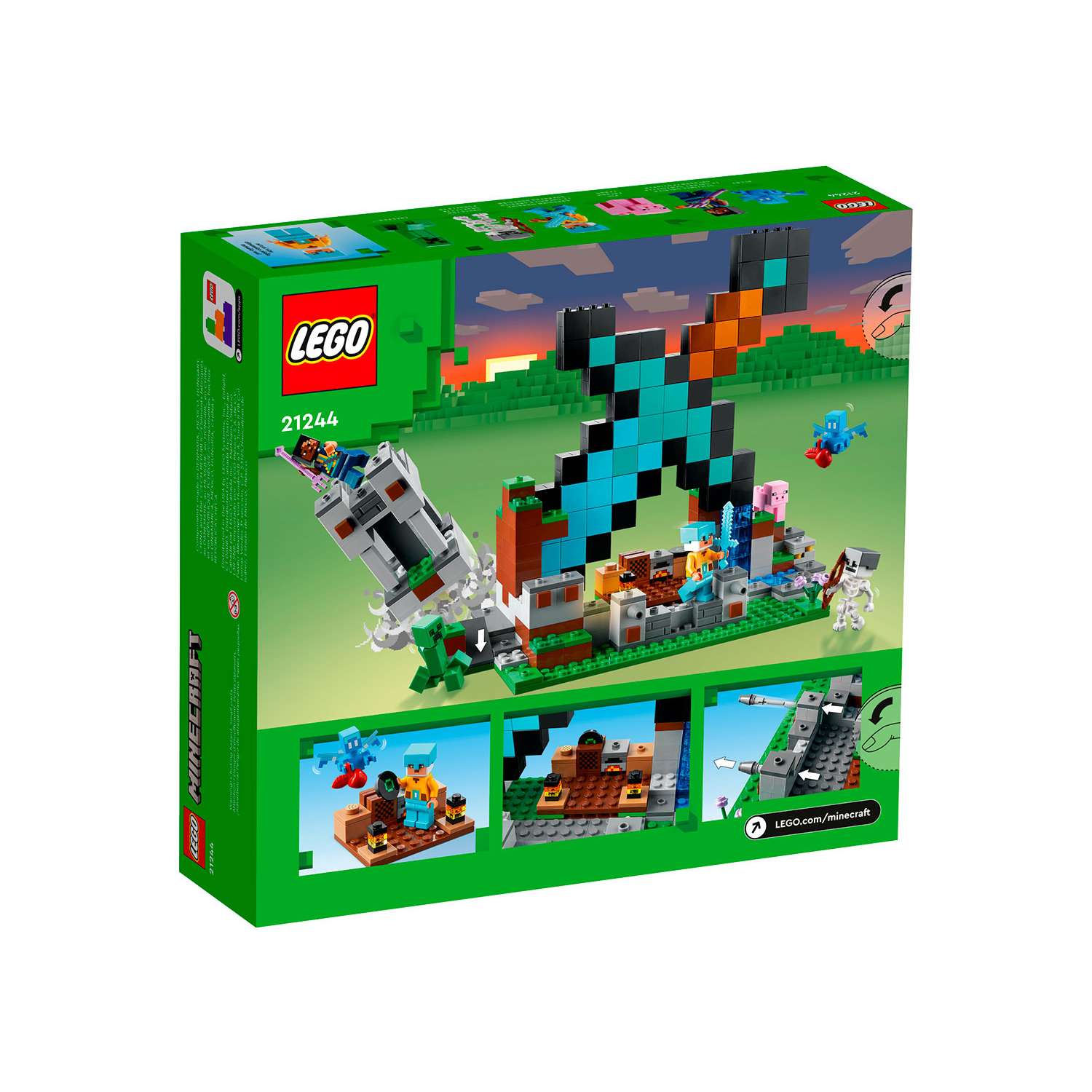 Конструктор LEGO Minecraft Застава Меча 21244 - фото 10