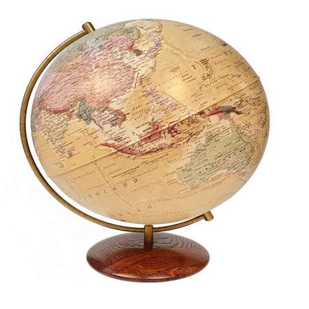 Глобус Globen Земля Антик на подставке из натурального дерева 32 см