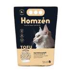 Наполнитель для кошачьего туалета Homzen Tofu Сливочный комкующийся 6л