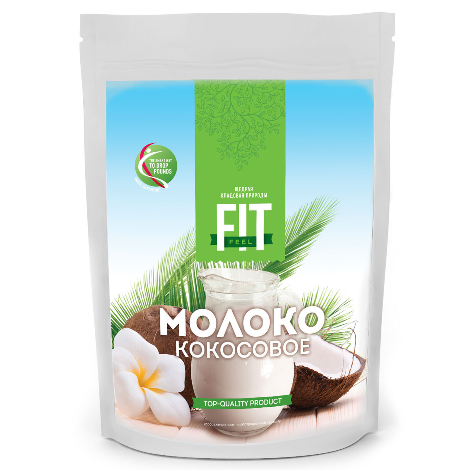 Молоко FitFeel кокосовое сухое 90г - фото 1