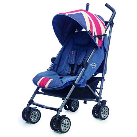 Коляска Easywalker Mini Buggy Union Jack Vintage c бампером