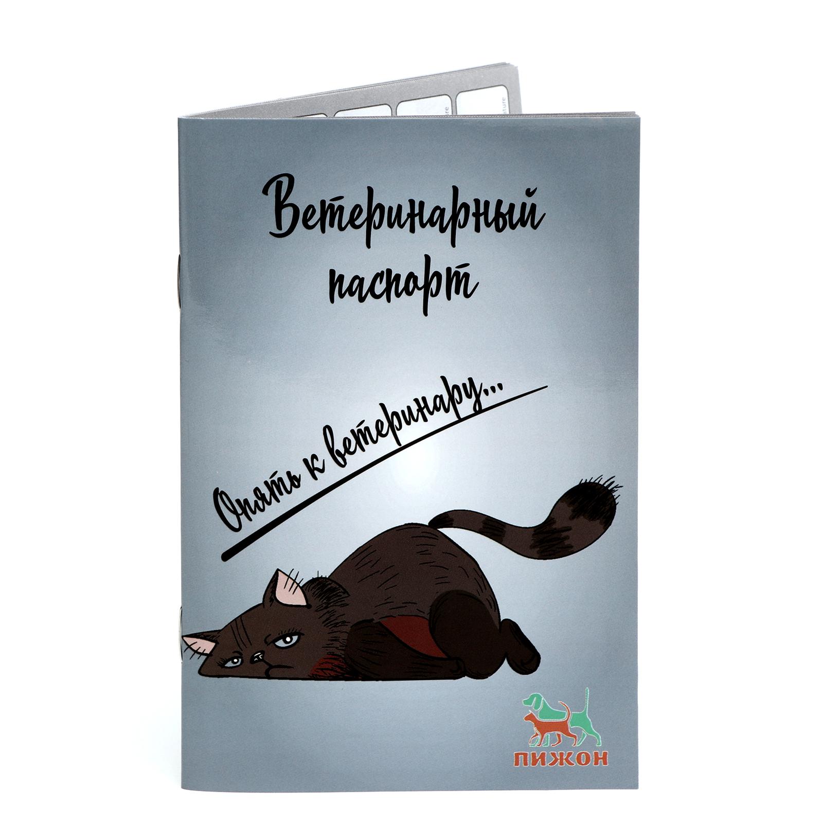 Ветеринарный паспорт Пижон международный универсальный «Опять к ветеринару» - фото 2