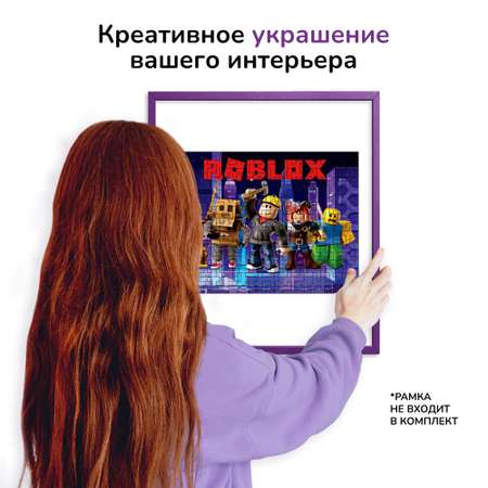 Пазл фигурный деревянный Active Puzzles Роблокс