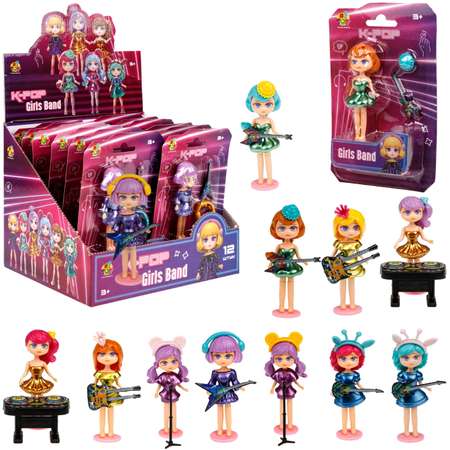 Игрушка-сюрприз K-pop Boys Band 1TOY Кукла для девочки маленькая фигурка аниме корейская с аксессуаром 1 шт.