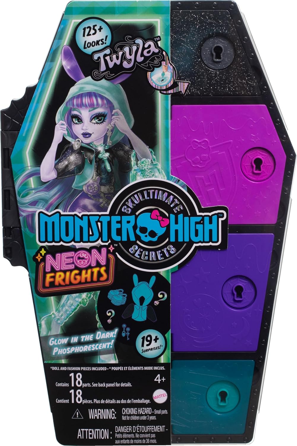 Кукла модельная Monster High Skulltimate Secrets Twyla HNF82 - фото 7