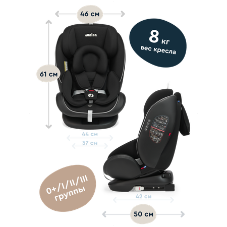 Автокресло Junion Odri Isofix 0+/1/2/3 (0-36 кг)