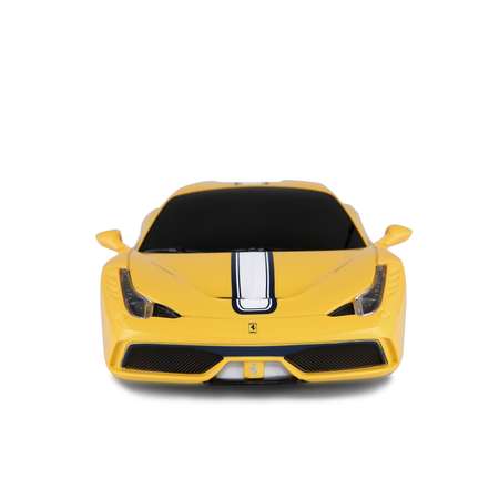 Машинка на радиоуправлении Rastar Ferrari 458 1:24 Желтая