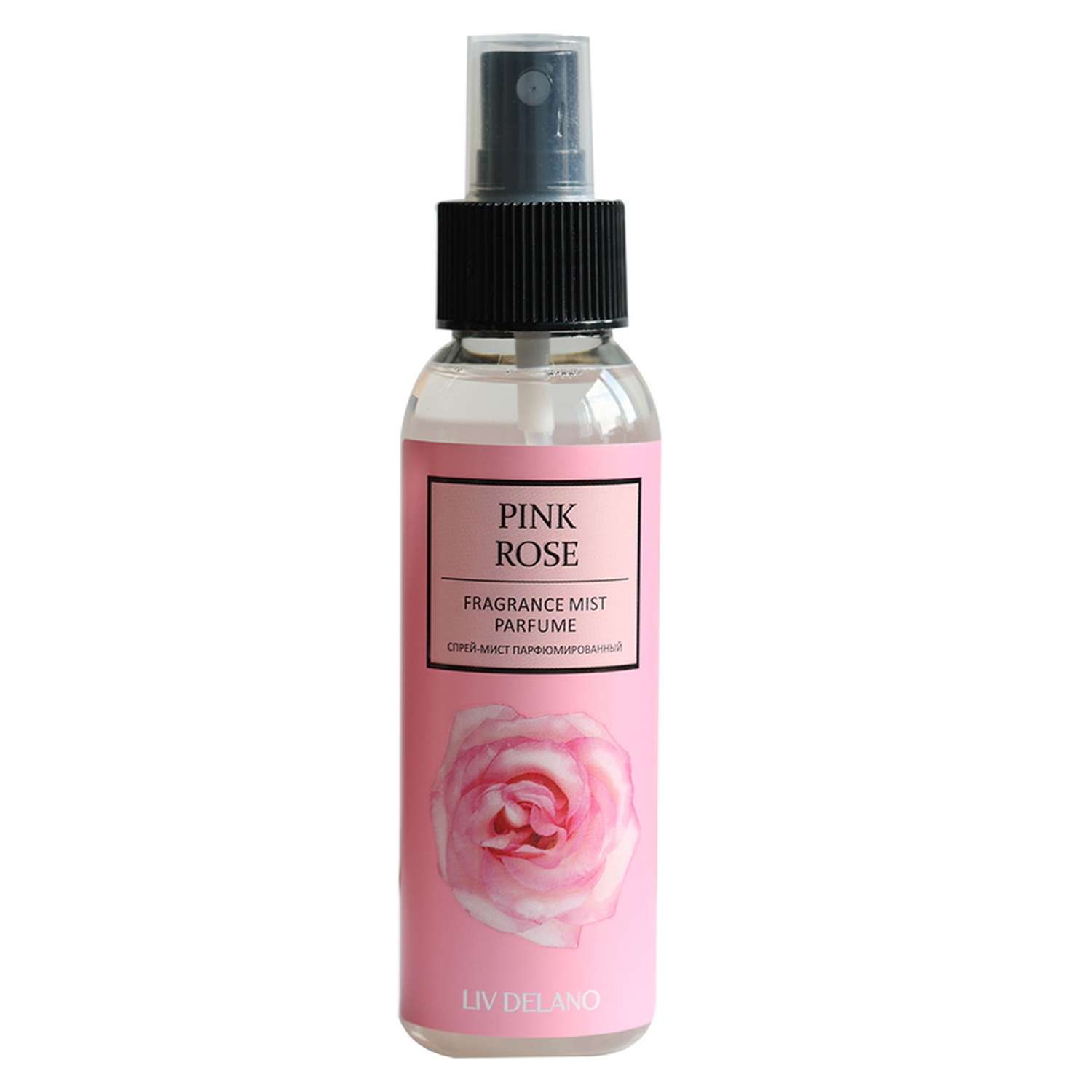 Спрей-мист для тела LIV DELANO Fragrance mist parfume Парфюмированный Pink Rose 100 мл - фото 1