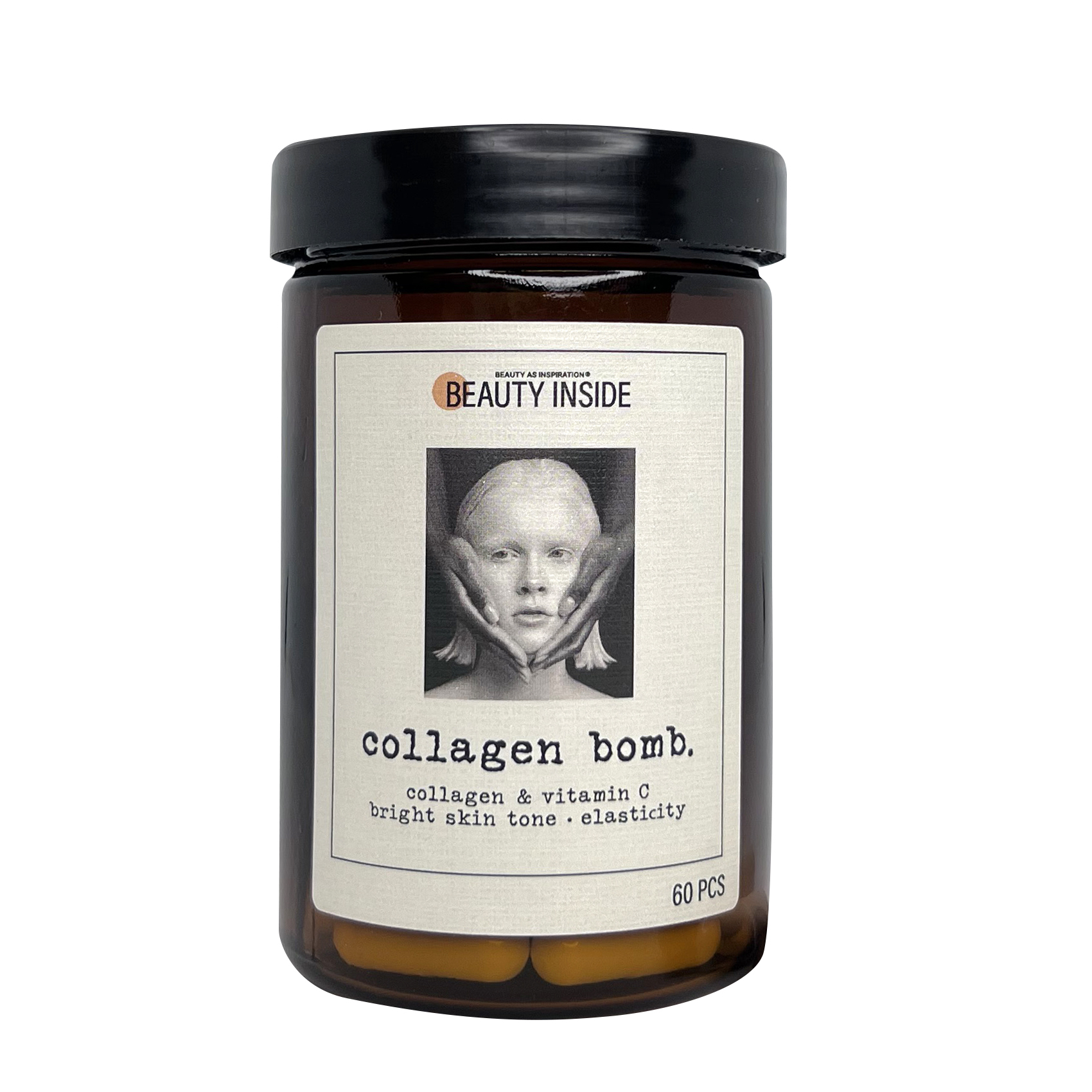 Биологически активная добавка BEAUTY INSIDE collagen bomb. Капсулированный морской коллаген комплекс 60 капсул - фото 2