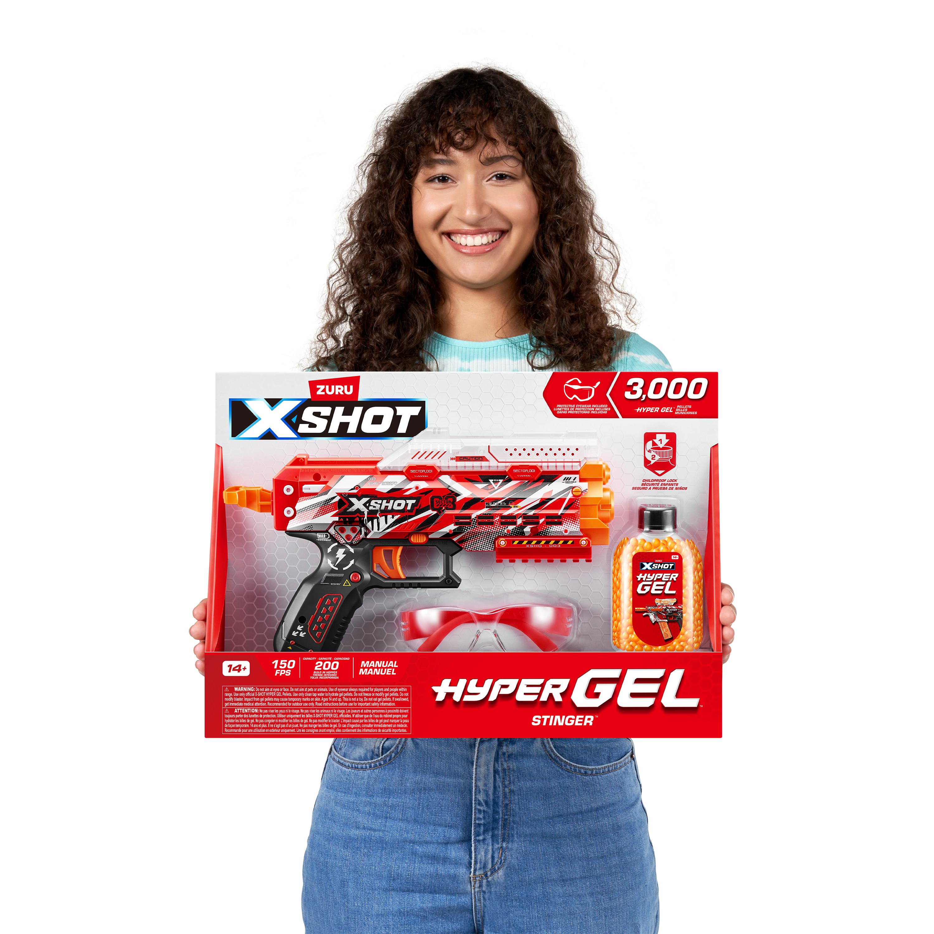 Бластер XSHOT Hyper Gel + гелевые шарики 3000шт 36728 - фото 9