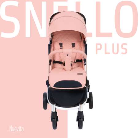 Коляска прогулочная Nuovita Snello Plus Персиковый