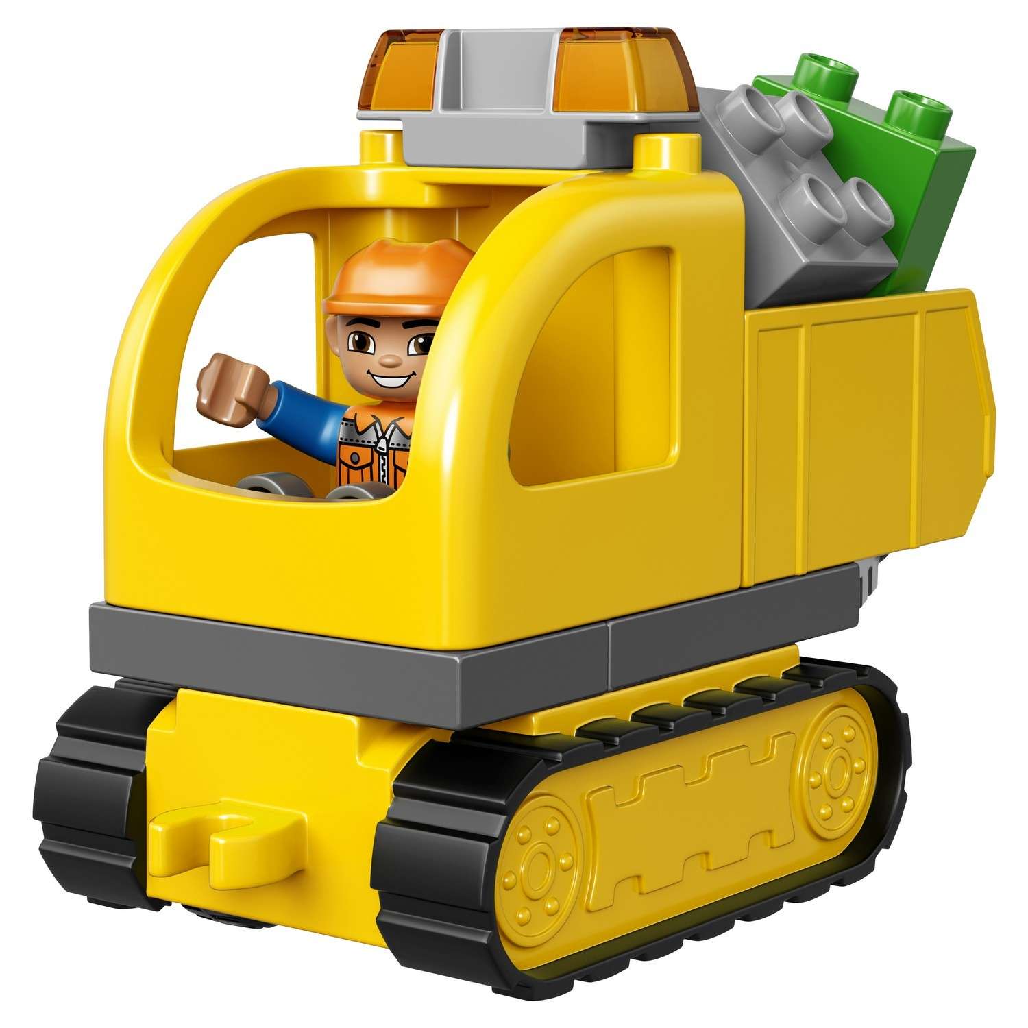 Конструктор LEGO DUPLO Town Грузовик и гусеничный экскаватор (10812) - фото 10