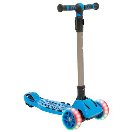 Самокат Cool Wheels детский складывающийся со светящимися колесами