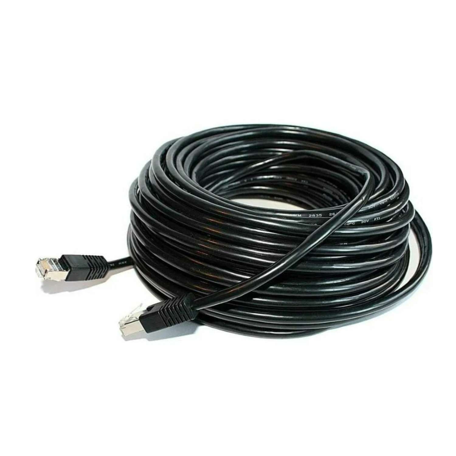Интернет кабель ZDK Outdoor CCA 25 метров черный - фото 1