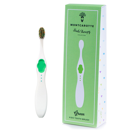 Подарочный набор Montcarotte зубная гелеобразная паста Зеленое Яблоко + Зубная щетка Зеленая