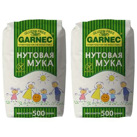 Мука Garnec без глютена нутовая 500г*2