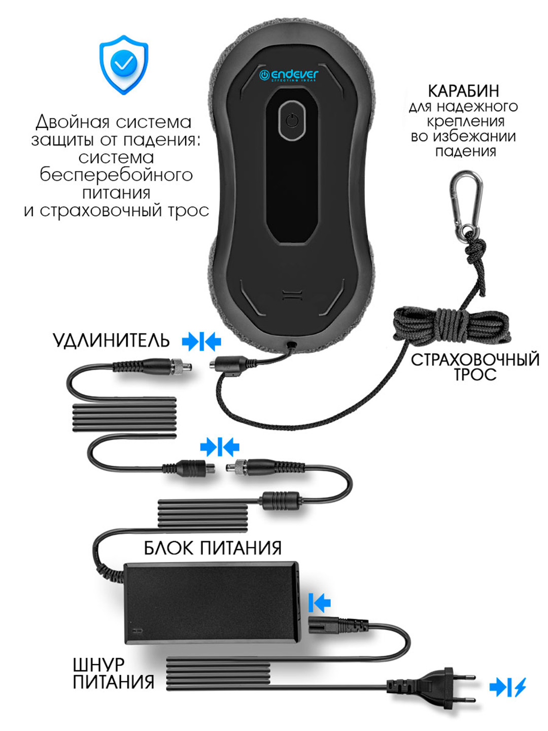 Робот-мойщик окон ENDEVER Skyclean-101 - фото 10