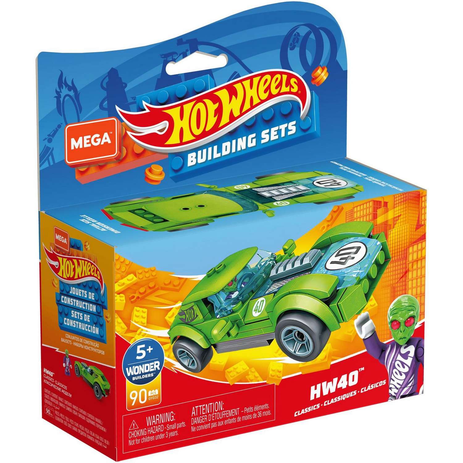 Конструктор Mega Construx Hot Wheels Машинка гоночная HW40 GYG32 - фото 4