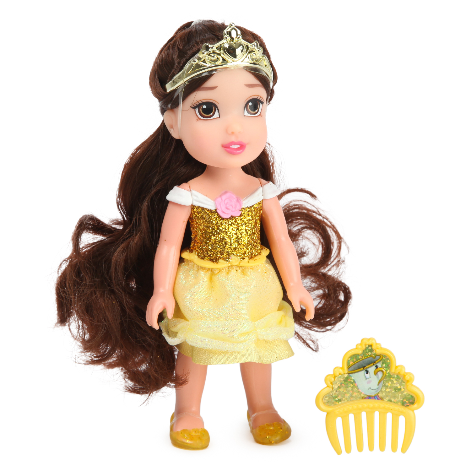 Кукла Disney Princess Jakks Pacific Белль с расческой 206074 206074 - фото 1