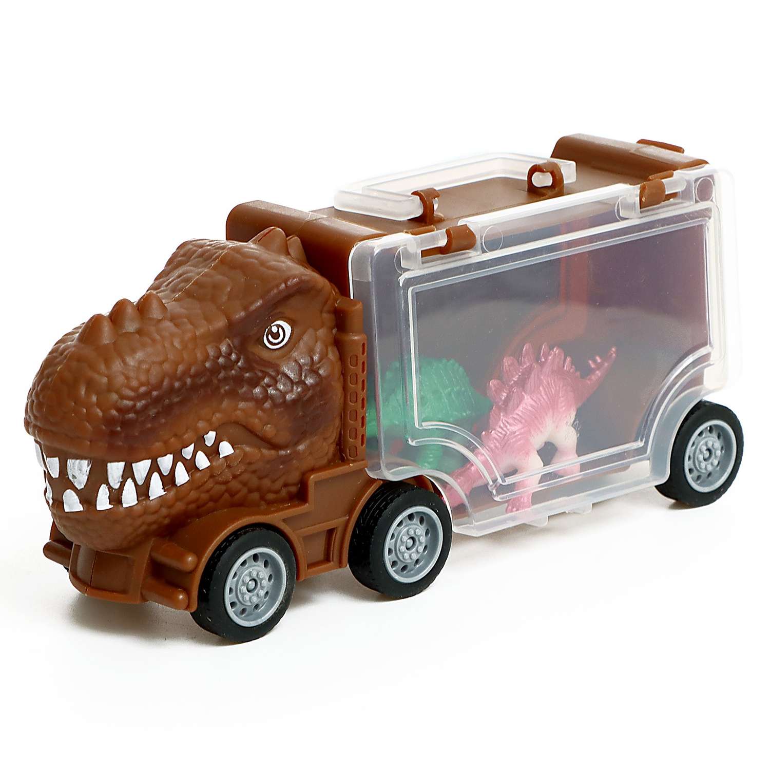 Игровой набор Sima-Land DINO в комплекте 2 грузовика и динозавры 9577526 - фото 6