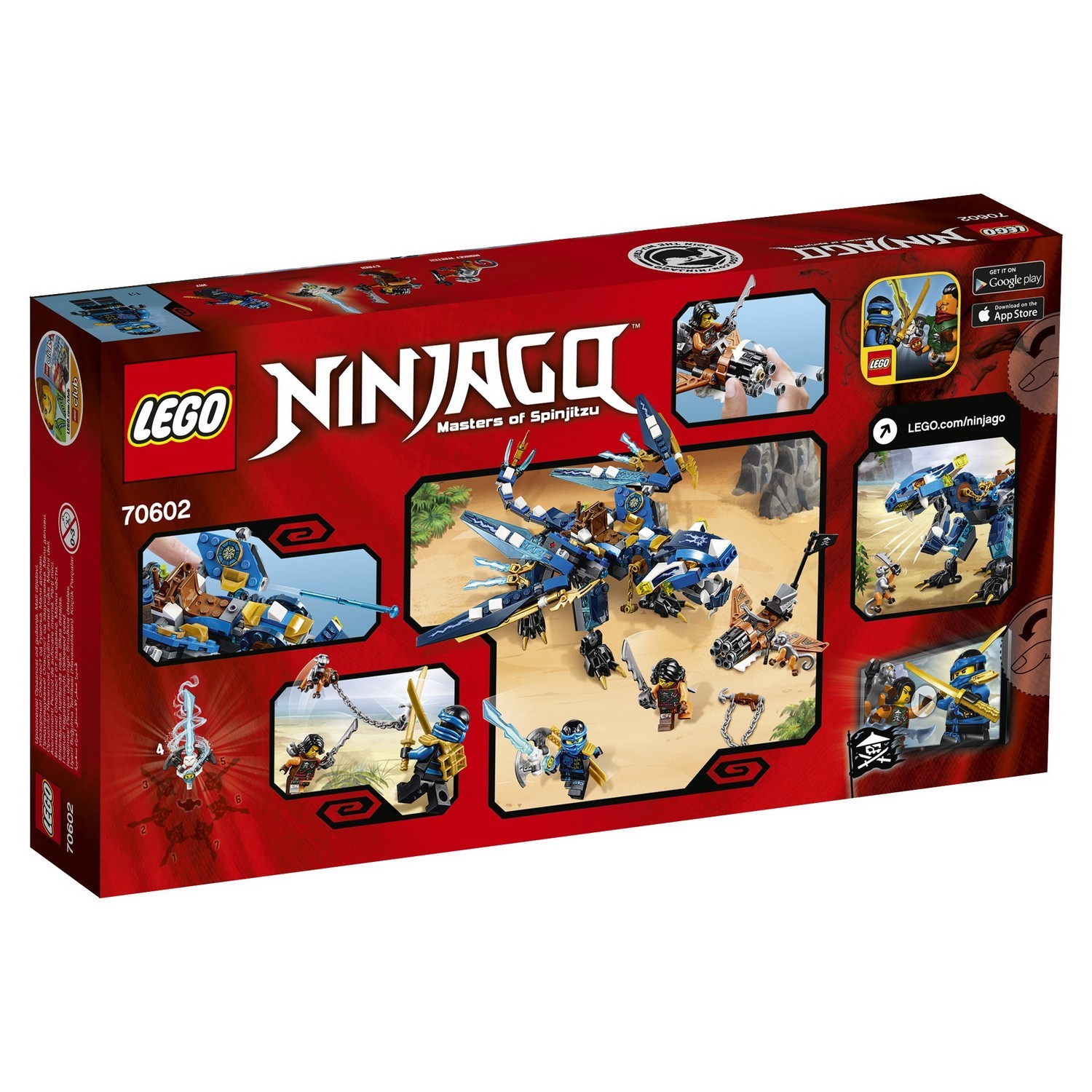 Конструктор LEGO Ninjago Дракон Джея (70602) - фото 3