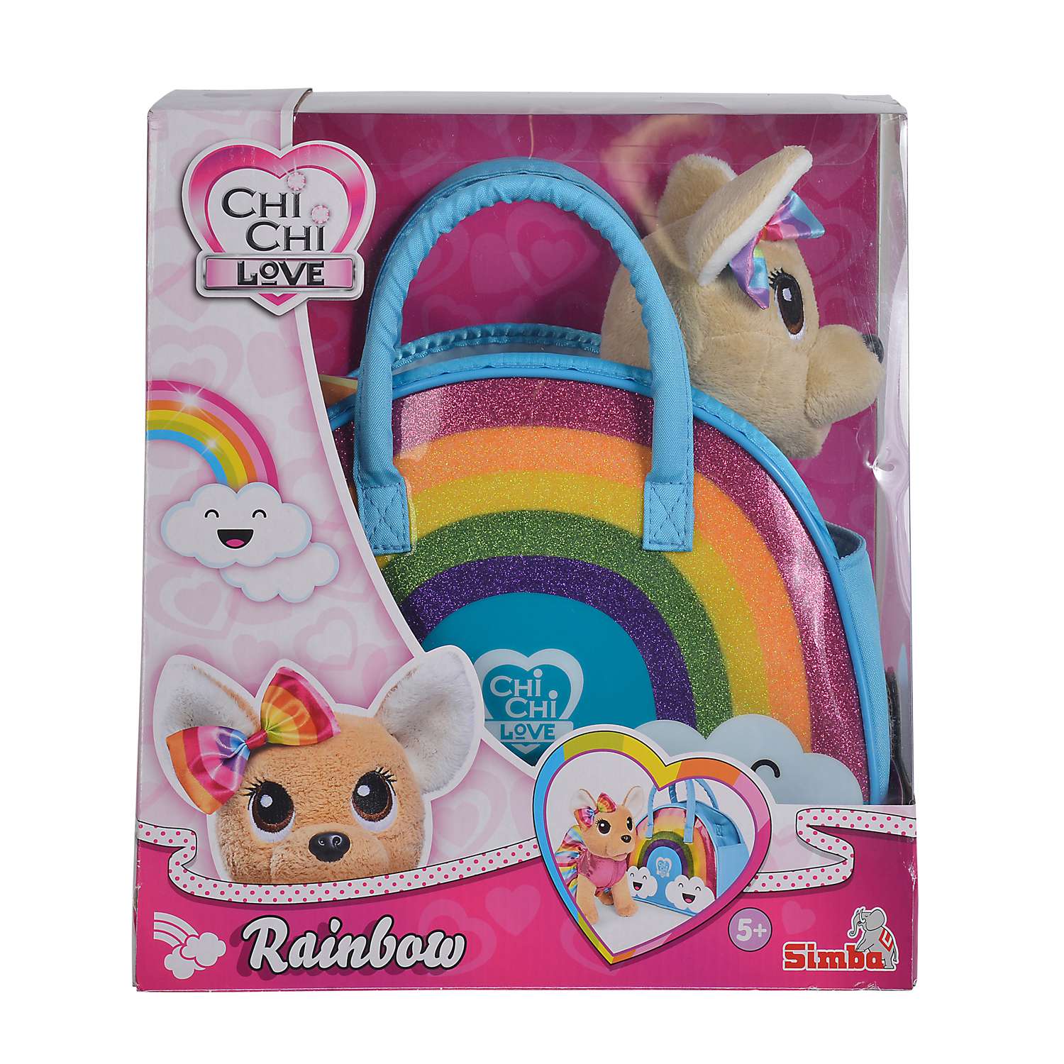 Мягкая игрушка Сhi Chi Love Плюшевая собачка на радуге 5893438-МП - фото 4