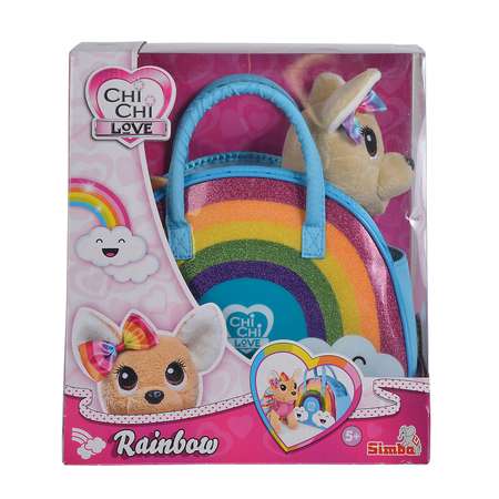 Мягкая игрушка Сhi Chi Love Плюшевая собачка на радуге 5893438-МП