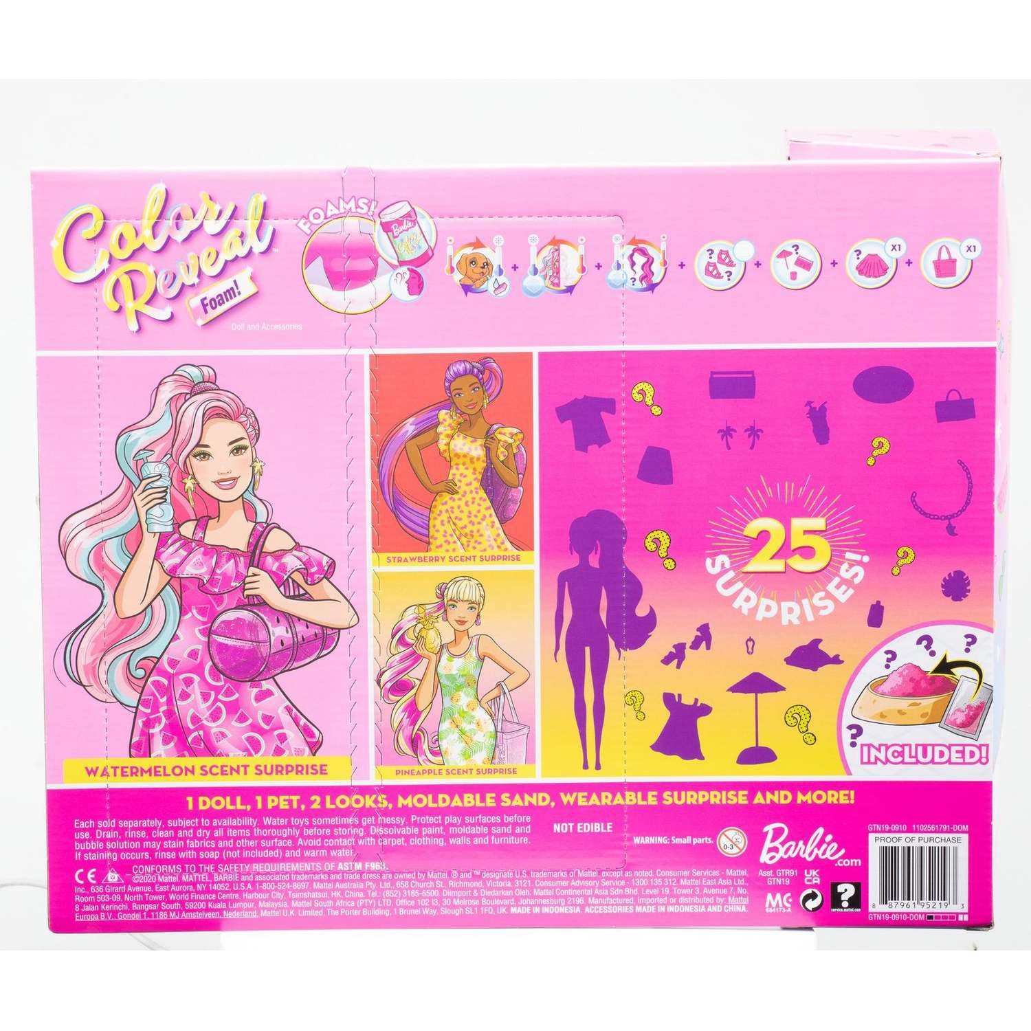 Набор игровой Barbie Кукла Арбуз в непрозрачной упаковке (Сюрприз) GTN19 GTN19 - фото 3