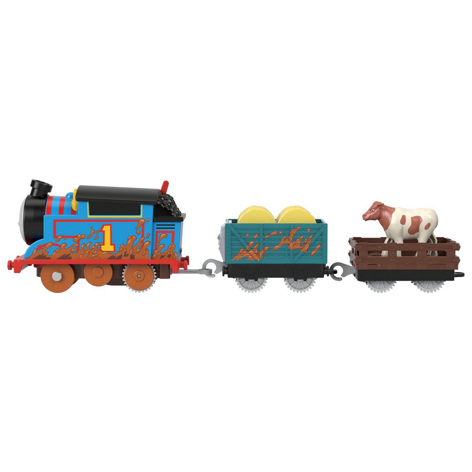 Паровозик Thomas & Friends Лучшие моменты мультфильма Грязный Томас HDY73 - фото 10