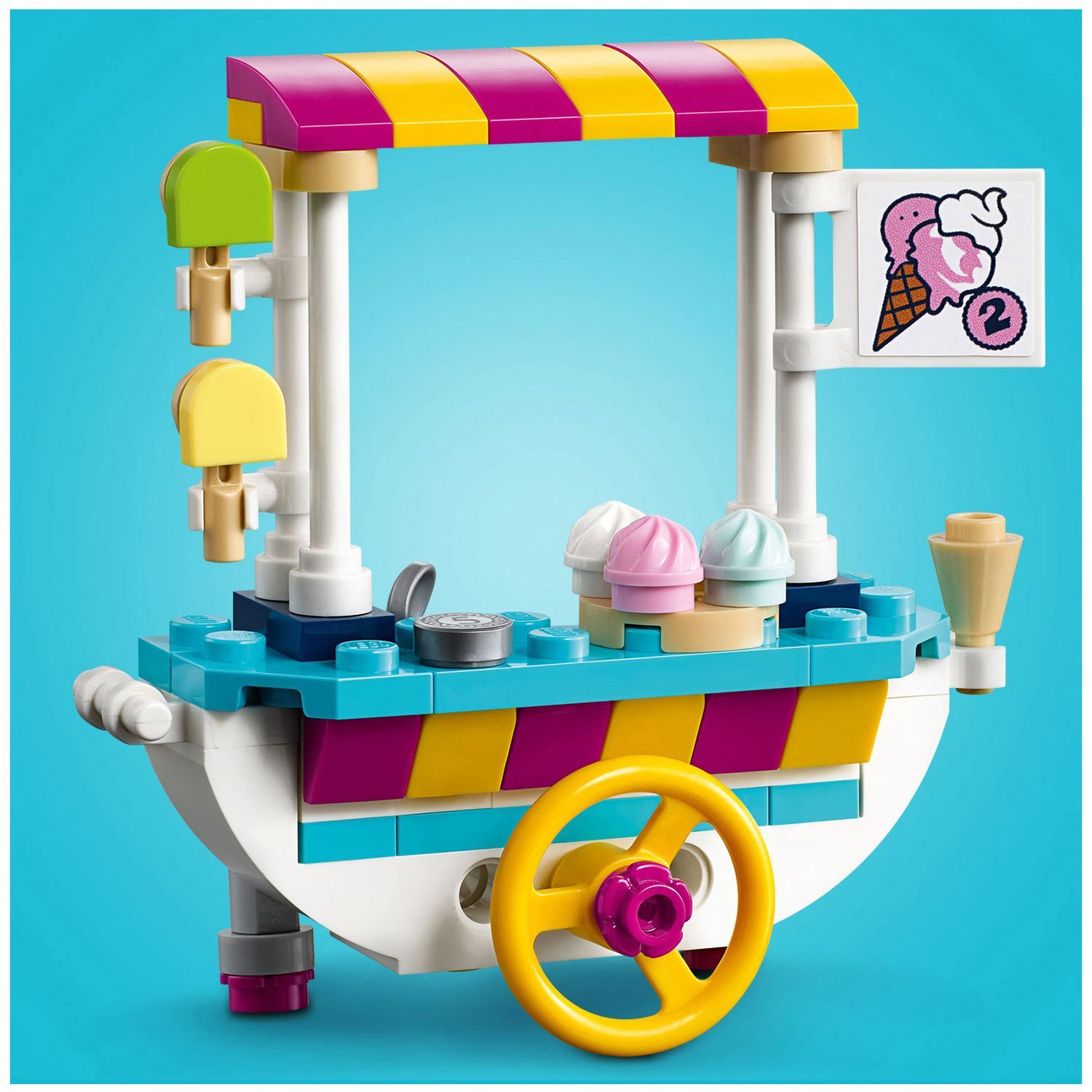 Конструктор LEGO Friends Тележка с мороженым 41389 - фото 9