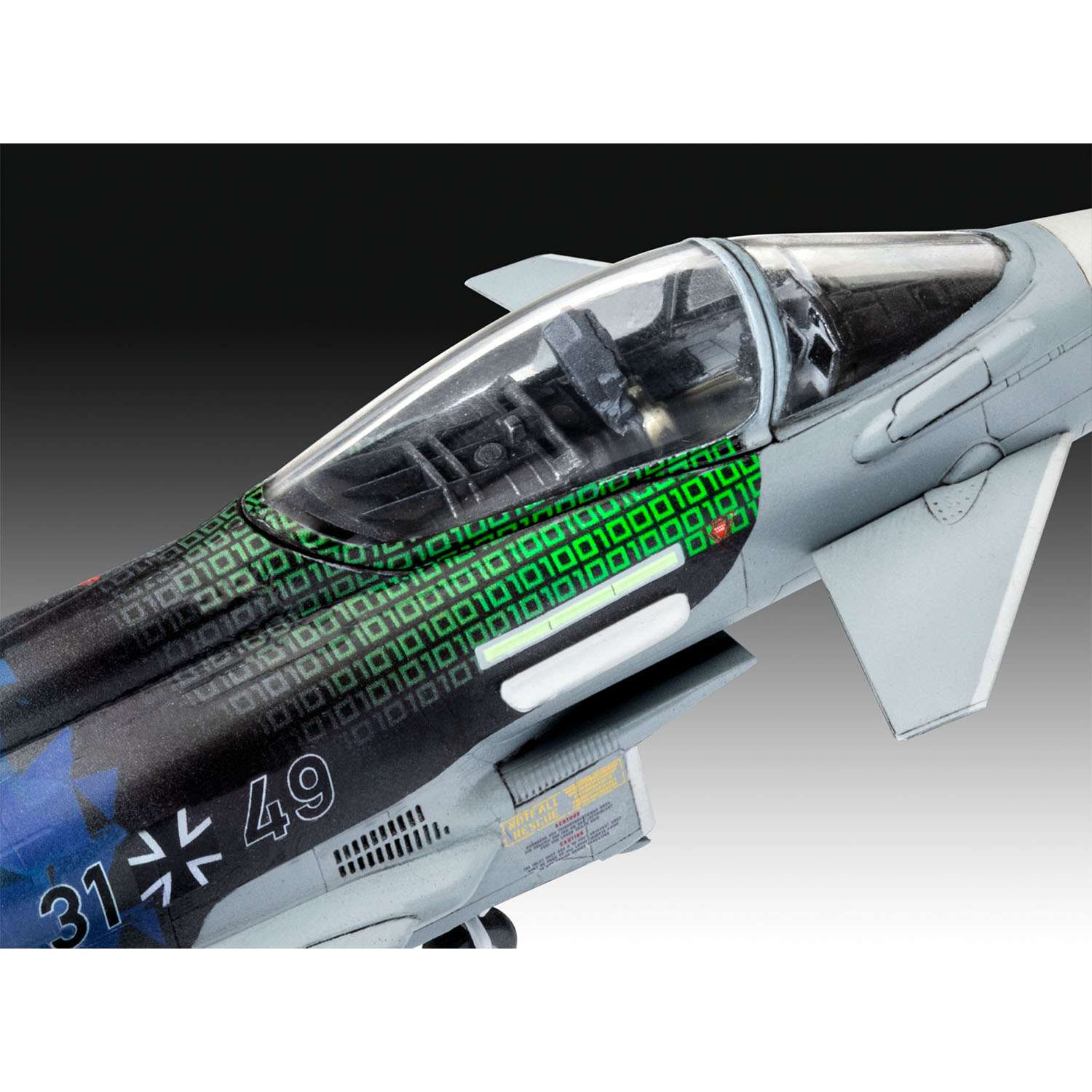 Модель для сборки Revell Истребитель Eurofighter Luftwaffe 2020 Quadriga 03843 - фото 7