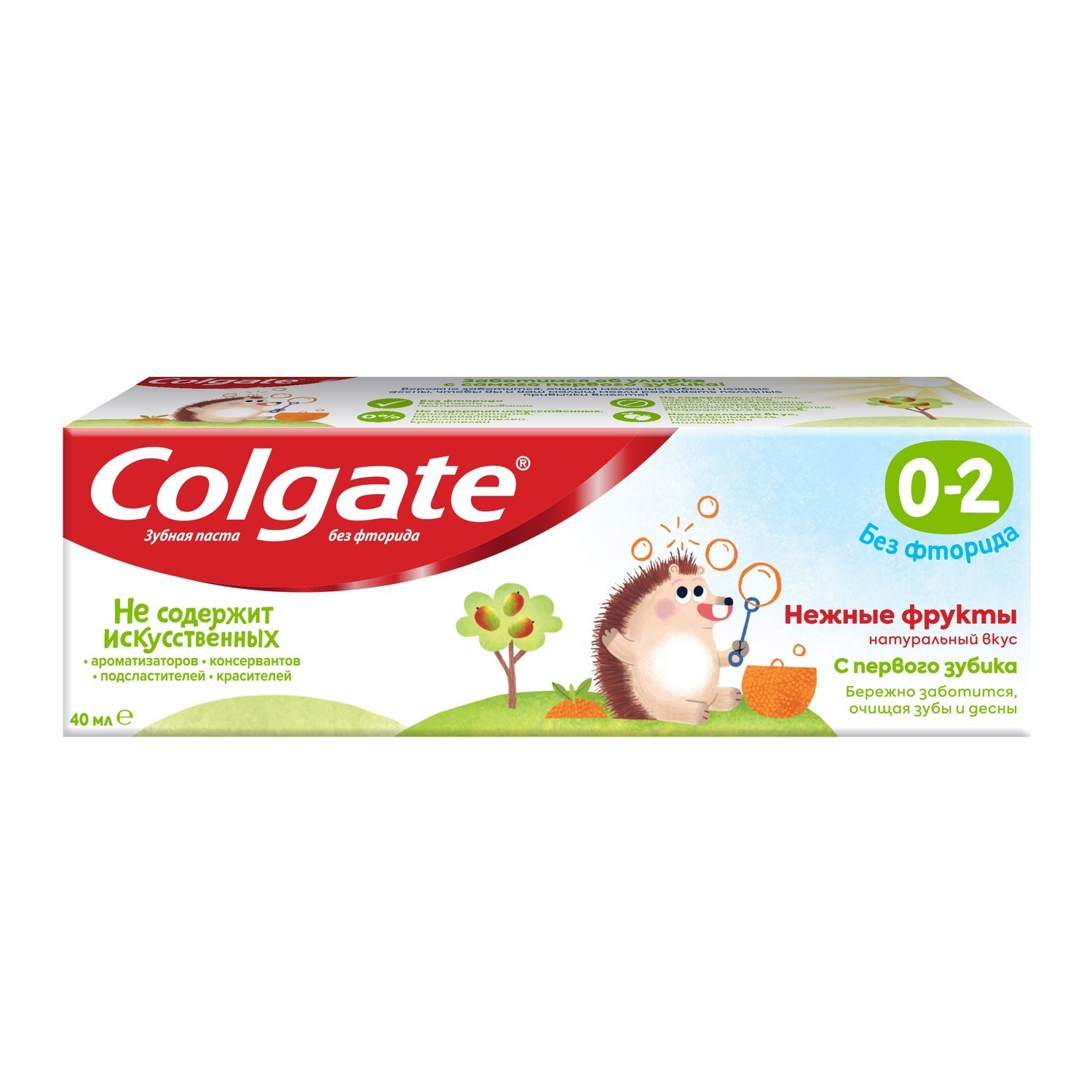 Зубная паста Colgate Нежные фрукты 40мл 0-2лет - фото 3