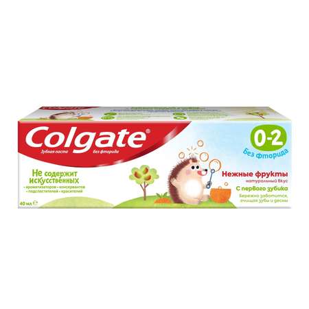 Зубная паста Colgate Нежные фрукты 40мл 0-2лет