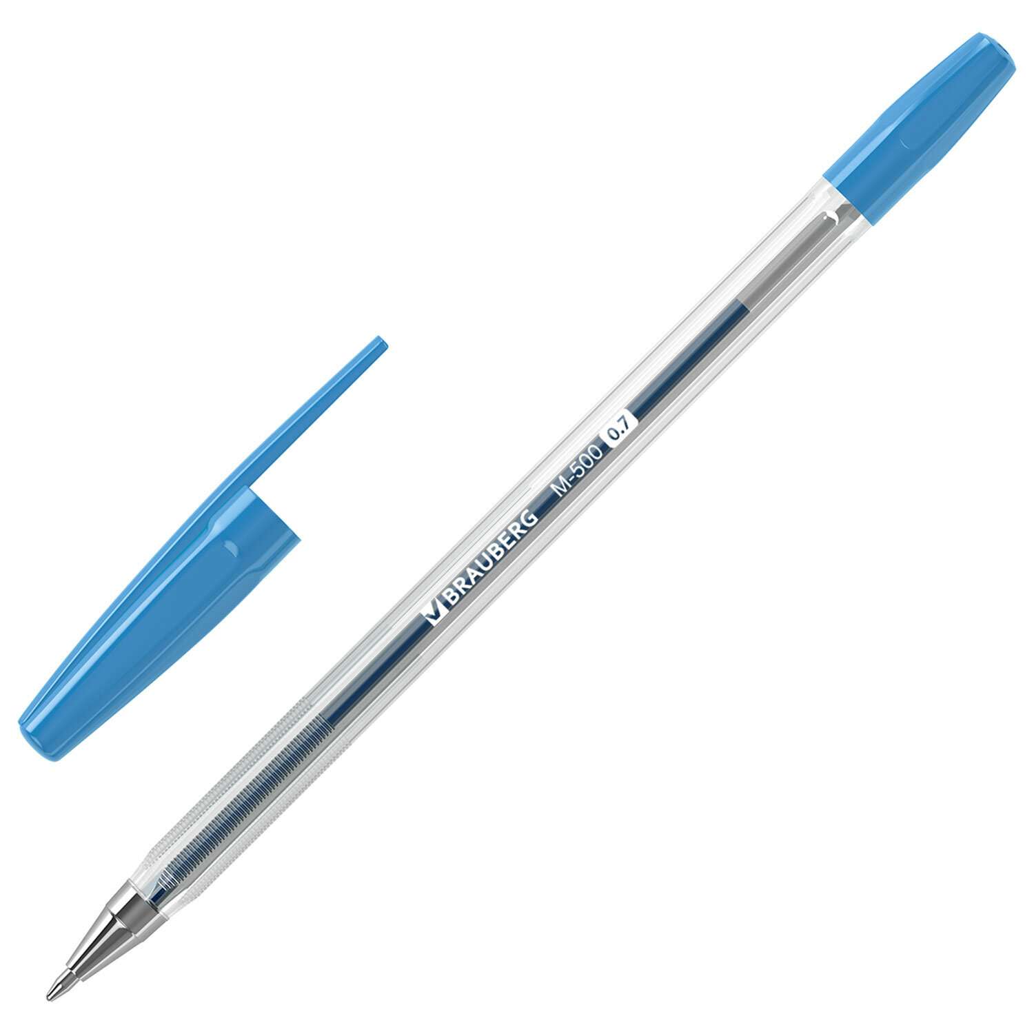 Ручки шариковые Brauberg цветные набор 10 штук тонкие для школы - фото 22