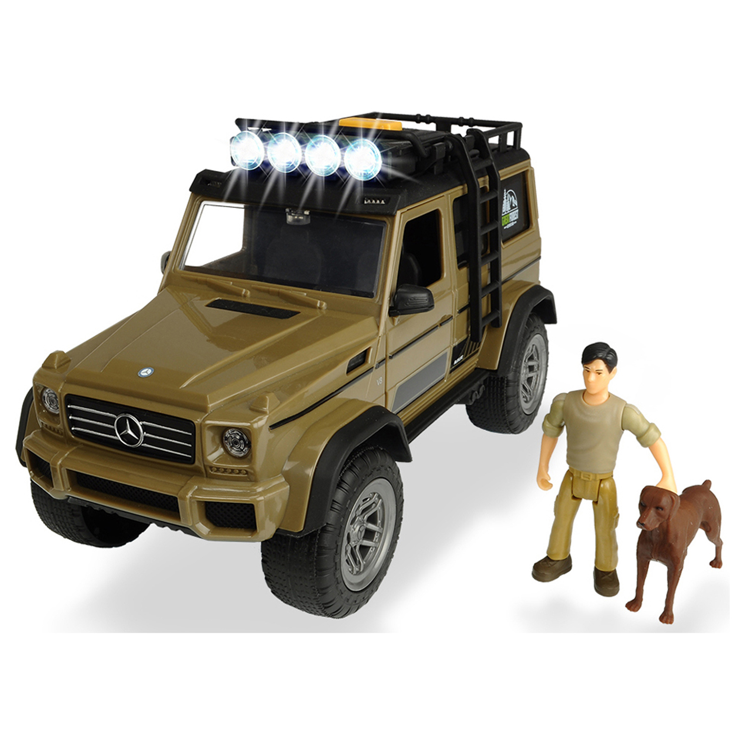 Автомобиль Dickie Mercedes 1:24 зеленый 3834002 - фото 1