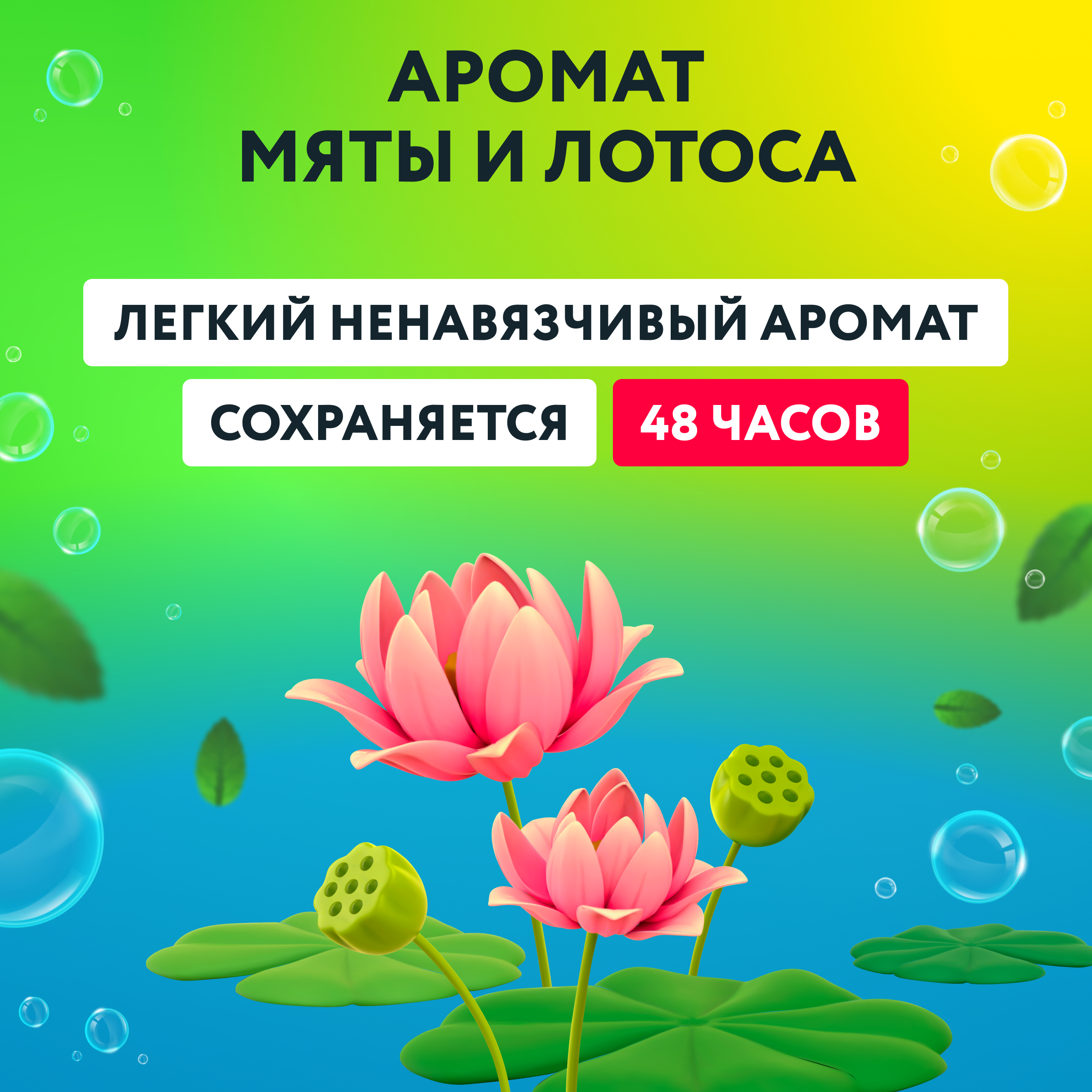 Капсулы для стирки 3в1 Kaiteki "Softener", аромат Мята и Лотос, 100 шт - фото 6