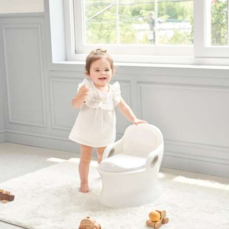 Детский горшок Ifam Easy Doing Premium Potty со звуком белый