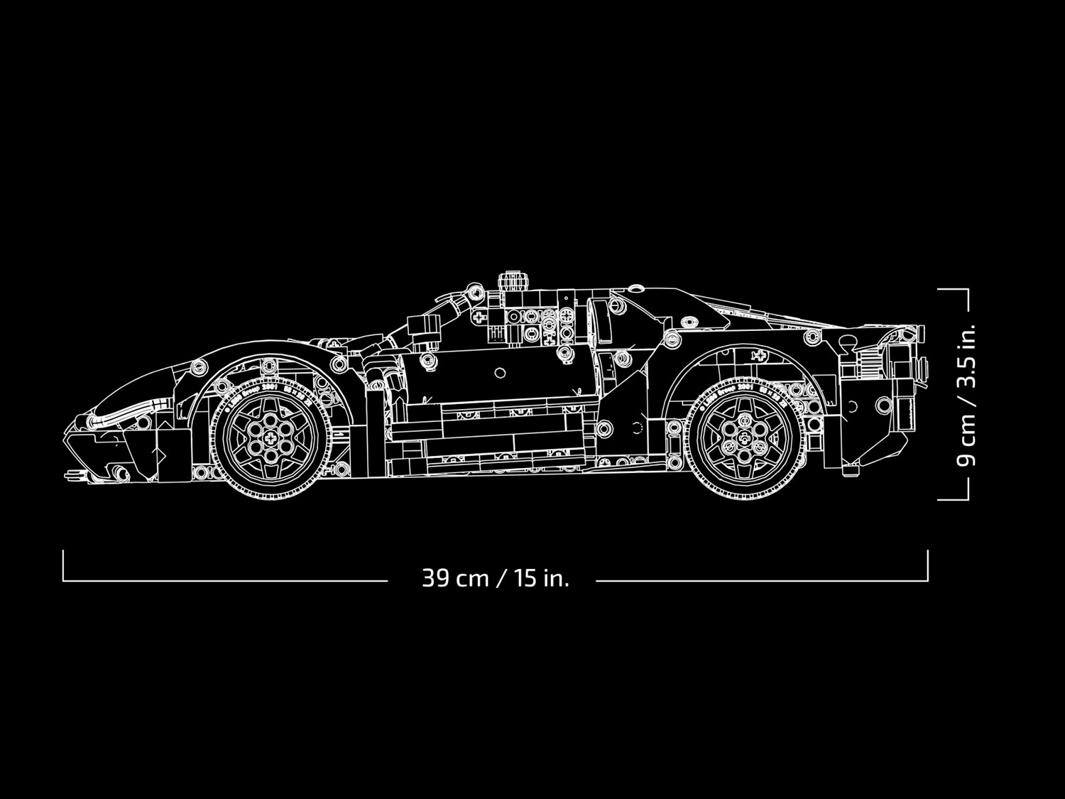 Конструктор LEGO Technic Автомобиль GT 2022 42154 - фото 10