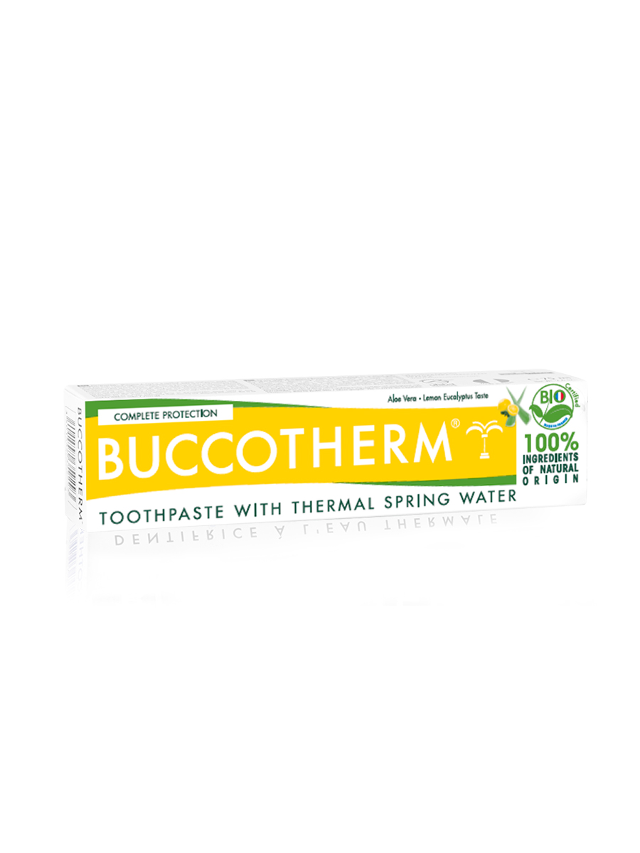 Зубная паста Buccotherm Комплексная защита вкус лимон с термальной водой 75 мл - фото 1