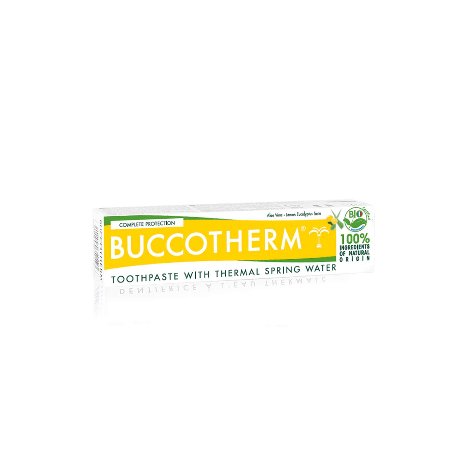 Зубная паста Buccotherm Комплексная защита вкус лимон с термальной водой 75 мл - фото 1