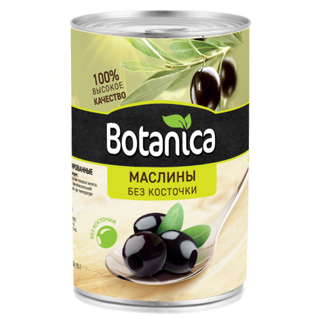 Маслины без косточек Botanica 300 мл