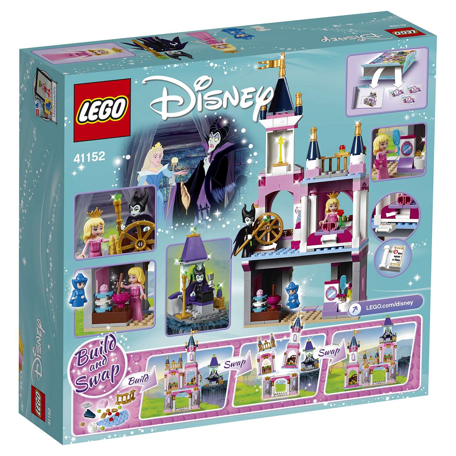 Конструктор LEGO Сказочный замок Спящей Красавицы Disney Princess (41152) - фото 3