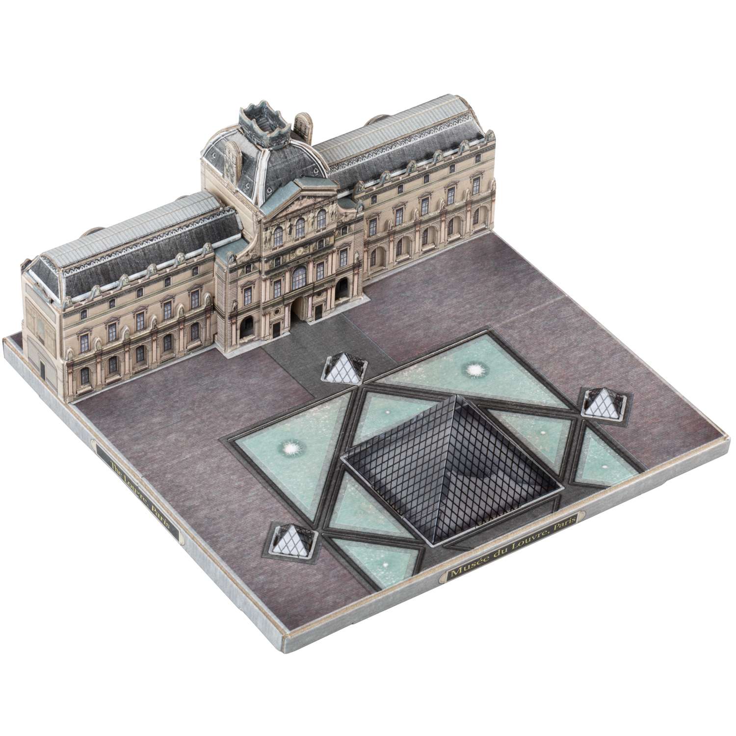 Сборная модель Умная бумага Города в миниатюре Музей Лувр 582 582 - фото 3