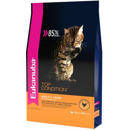 Корм сухой для кошек Eukanuba Cat 2кг с домашней птицей