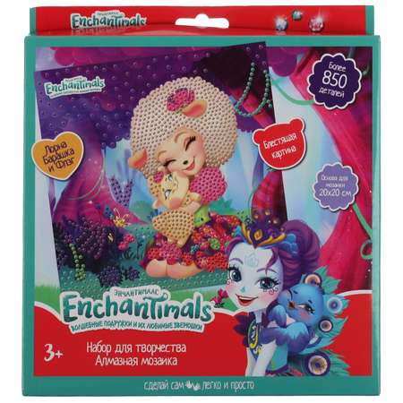 алмазная мозаика МультиАРТ Enchantimals 20х20 см